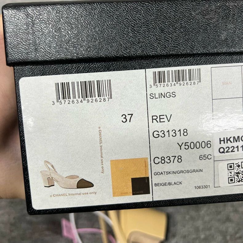 Chanel Chanel Slingback High Heels for Women -2505 Size US 6.5 / IT 36.5 - 9 Thumbnail