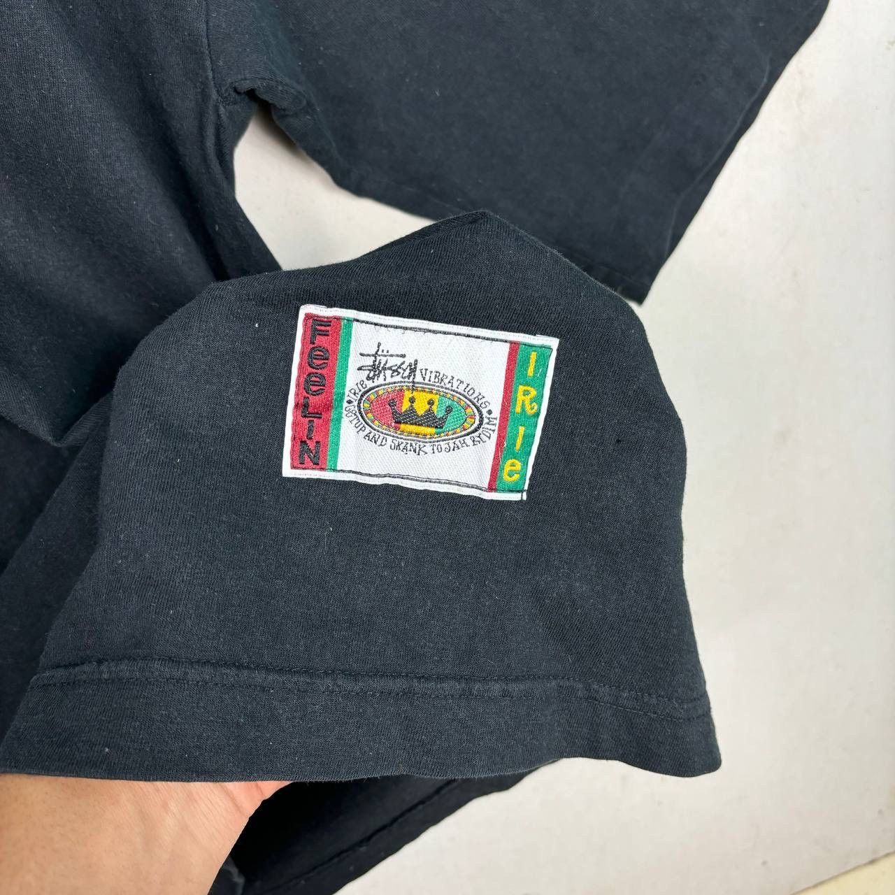 Stussy Thrashed 90s Stussy Irie Vibrations Tribe Tee Rasta ERD Size US L / EU 52-54 / 3 - 6 Thumbnail