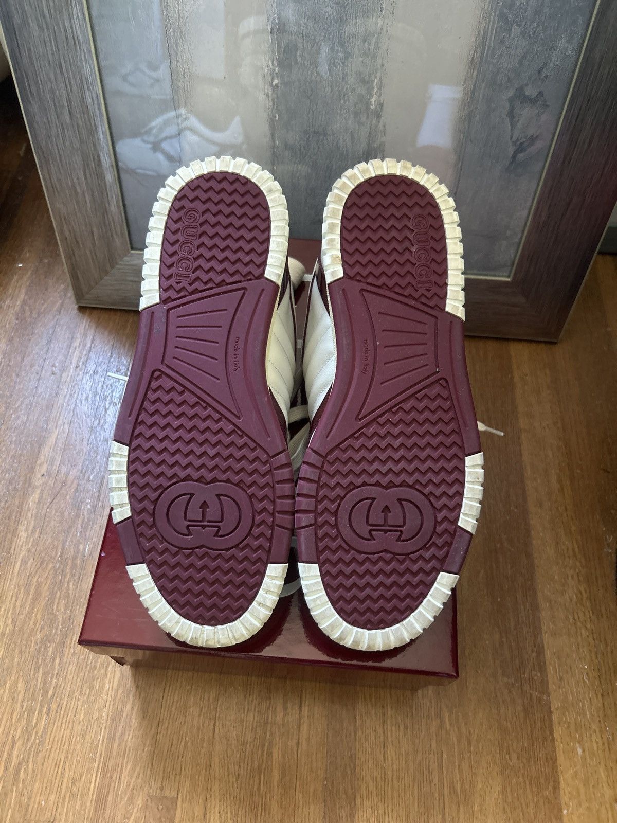 Gucci Limites edition maroon gucci shoes Size US 11.5 / EU 44-45 - 5 Thumbnail