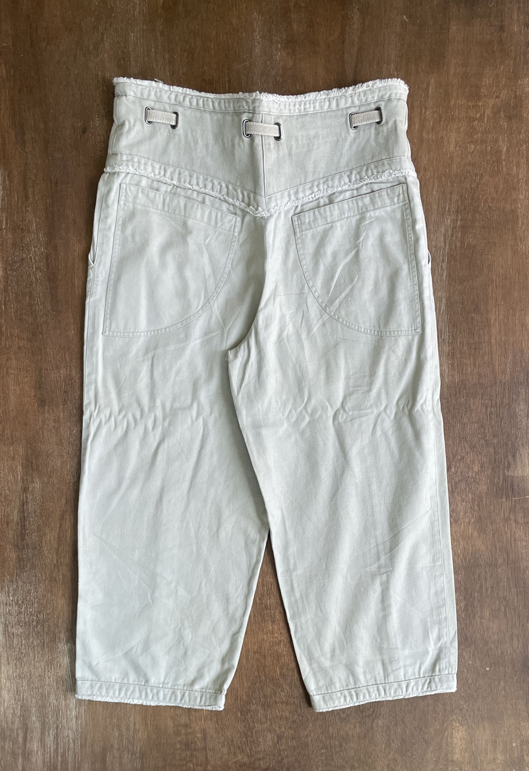 Issey Miyake ISSEY MIYAKE High Waist Panel Crop Pants Size US 32 / EU 48 - 6 Thumbnail