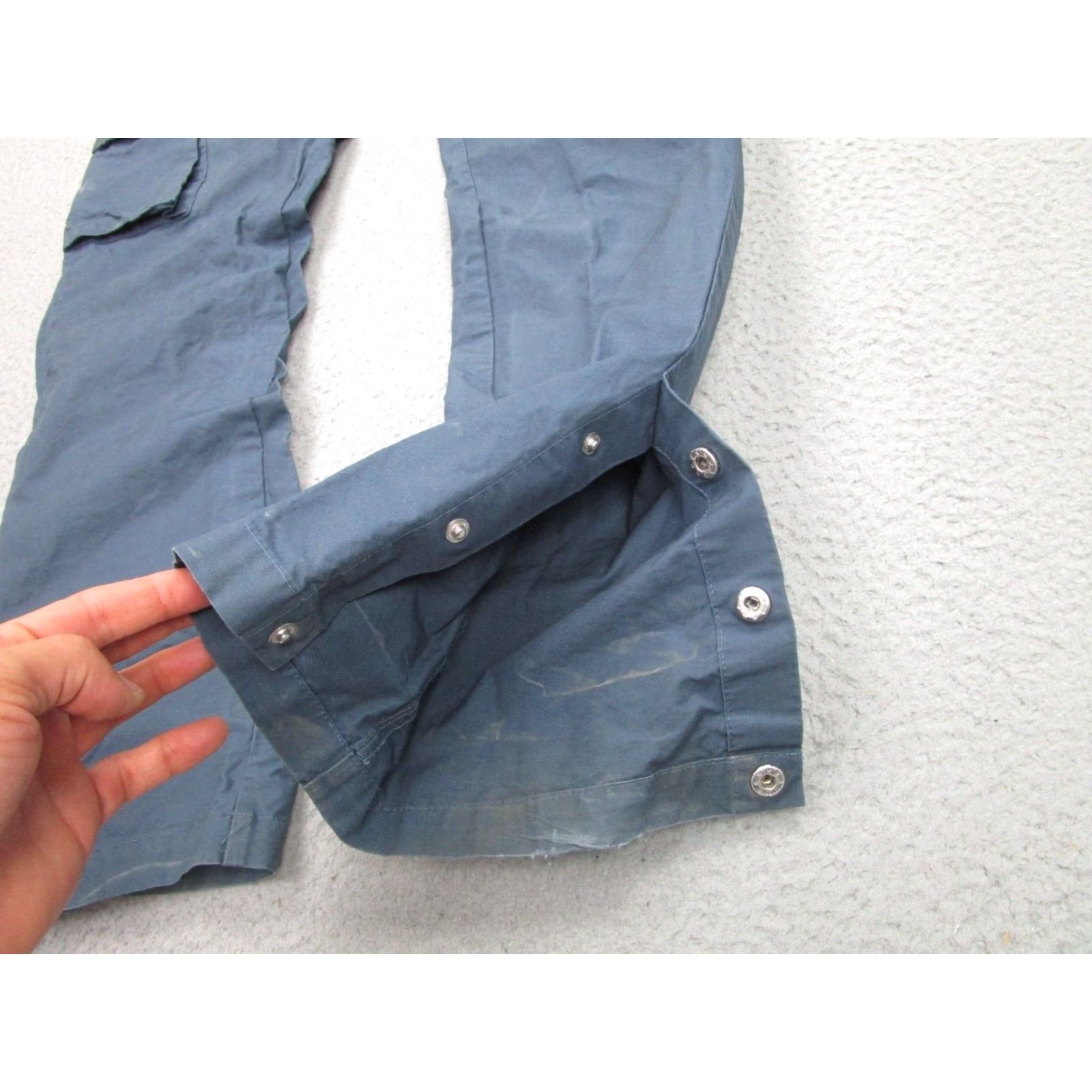 Vintage Club Paradise Cargo Pants Mens Large Blue Slim Fit 90s Grunge Hip Hop Size US 33 - 2 Thumbnail