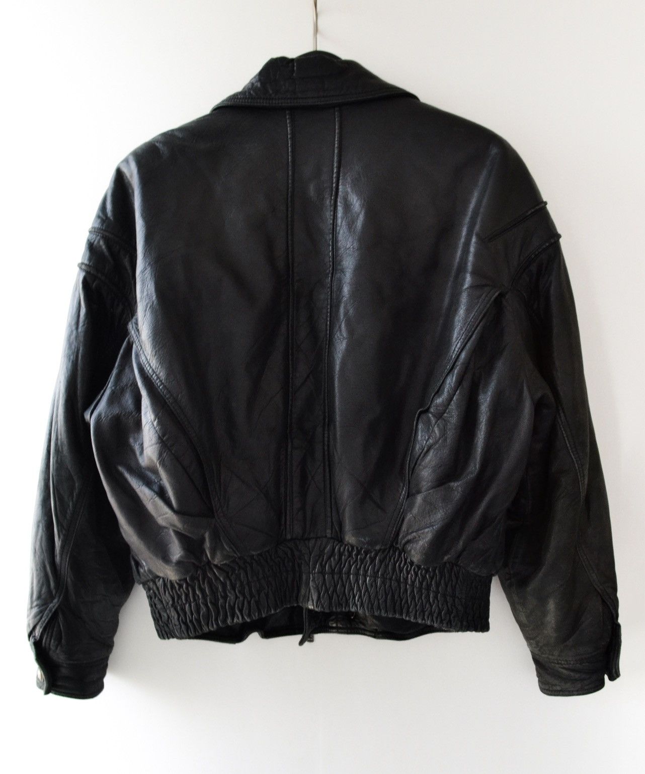 Ruffo Research RUFFO Leather Jacket Black Bomber Vintage 90s RAF SIMONS Size US M / EU 48-50 / 2 - 7 Thumbnail