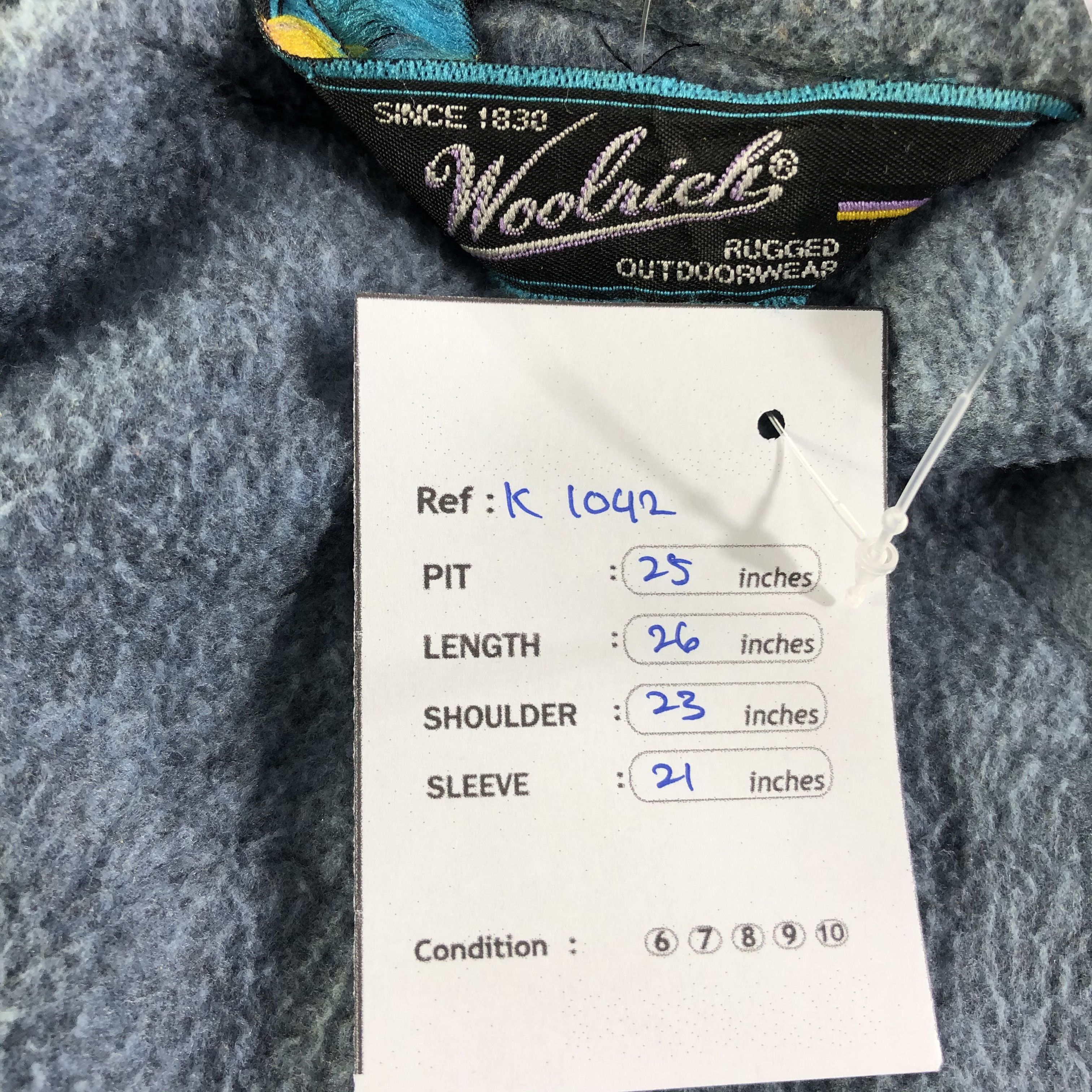 Woolrich Woolen Mills Woolrich Fleece Hooded Jacket Size US M / EU 48-50 / 2 - 10 Thumbnail