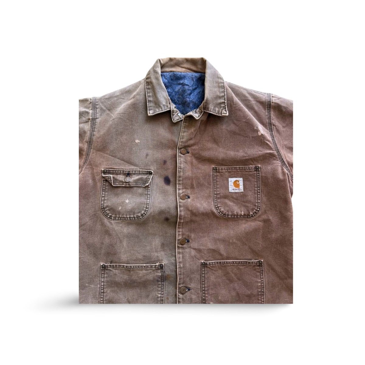 Carhartt Carhartt Faded Mocha Blanket Lined Workwear Jacket Size US L / EU 52-54 / 3 - 5 Thumbnail