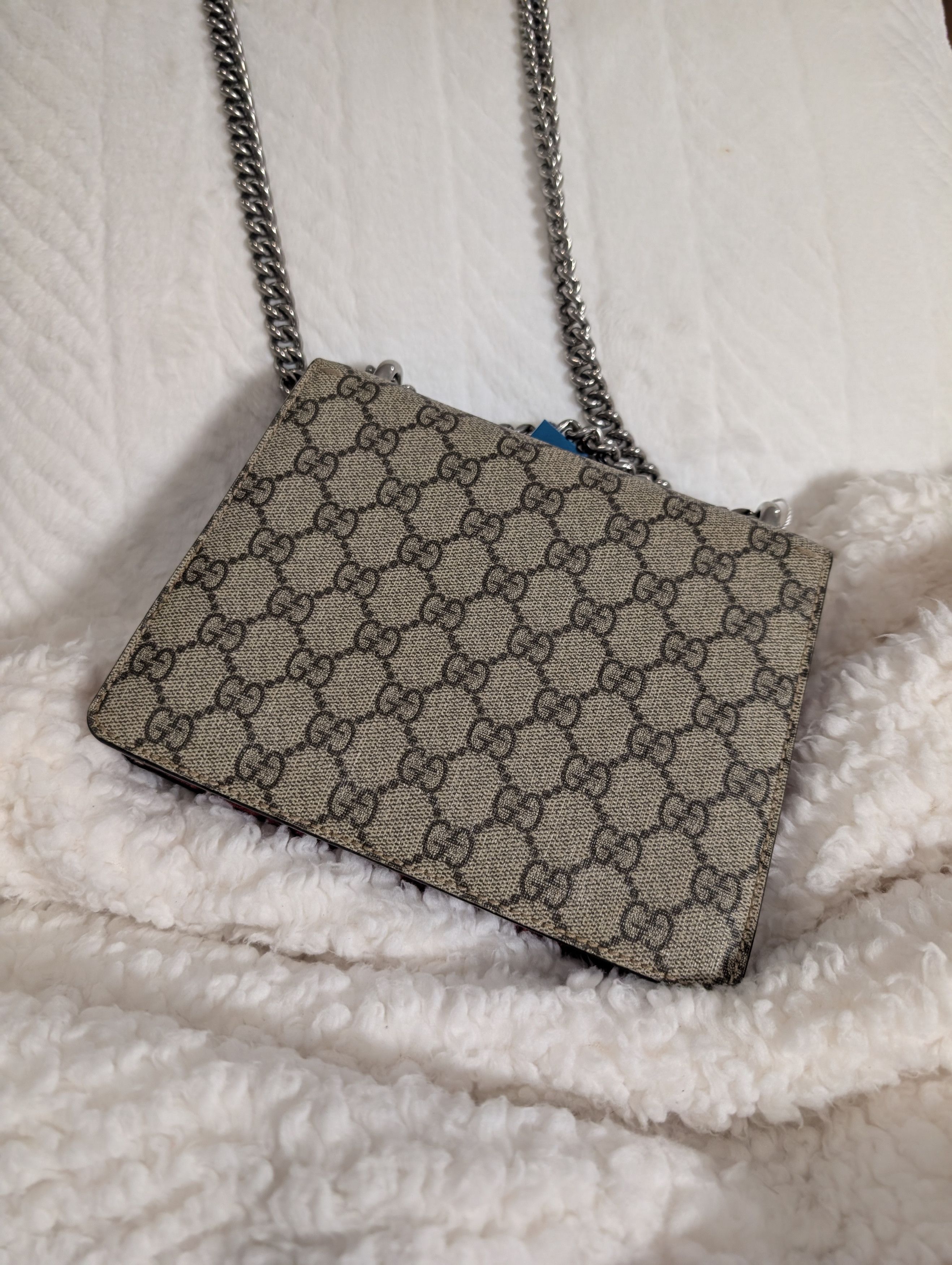 Gucci Gucci Beige Red GG Dionysus Size ONE SIZE - 18 Thumbnail