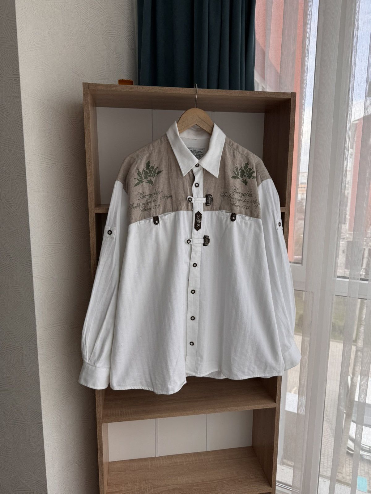 Designer × Vintage Vintage Nockstein Trachten Allen Germany Traditional Shirt Size US XL / EU 56 / 4 - 1 Thumbnail