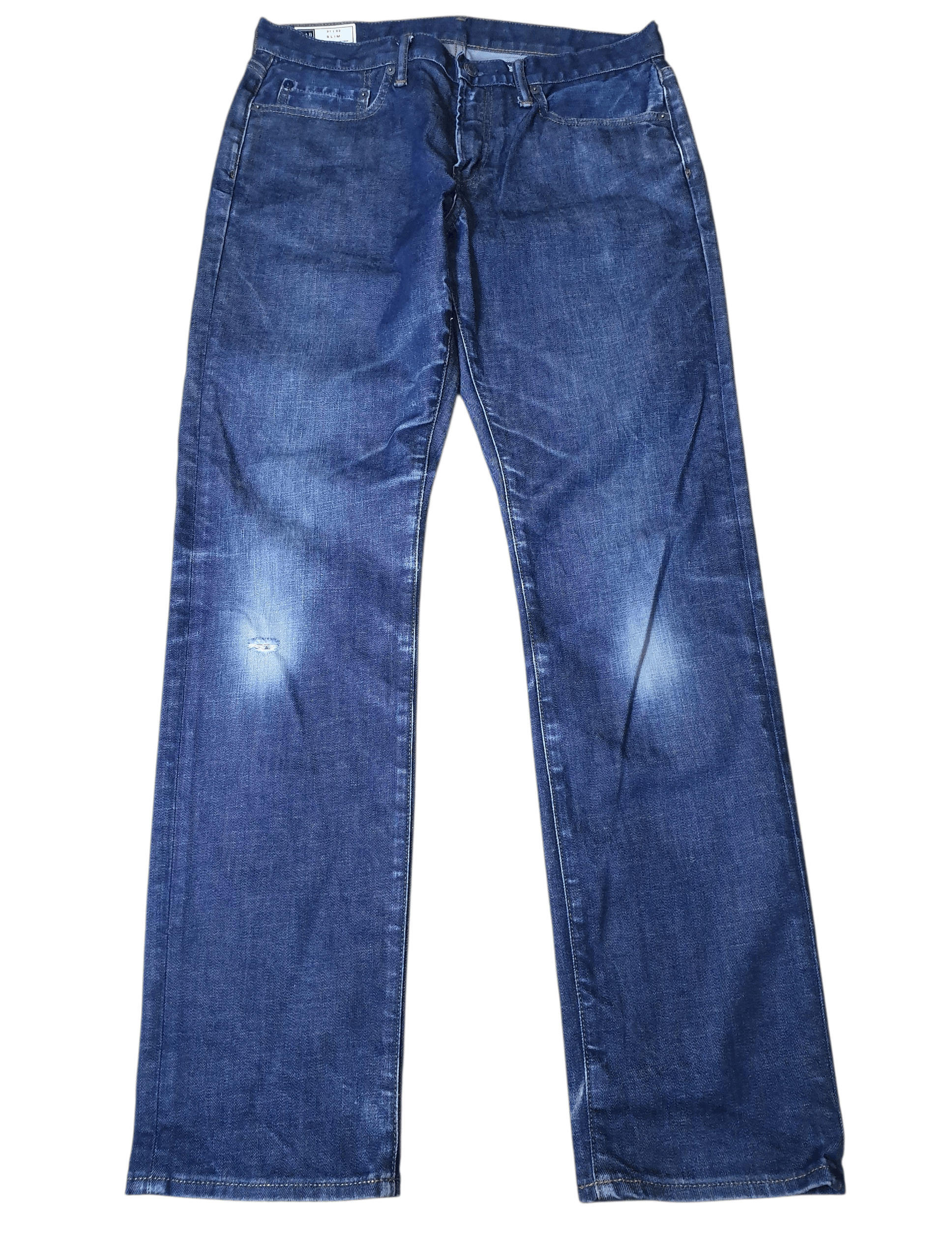 Gap GAP Slim Fit blue denim jeans Size US 31 - 1 Thumbnail