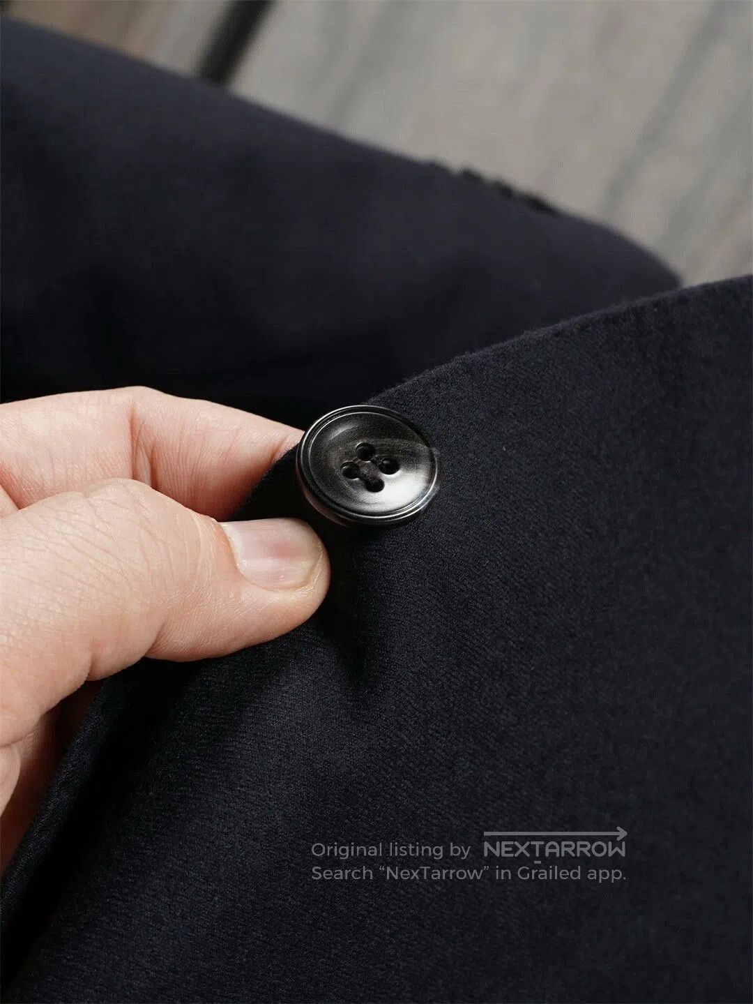 Kiton Kiton Dark Blue Wool Flannel Suit. Size US M / EU 48-50 / 2 - 5 Thumbnail