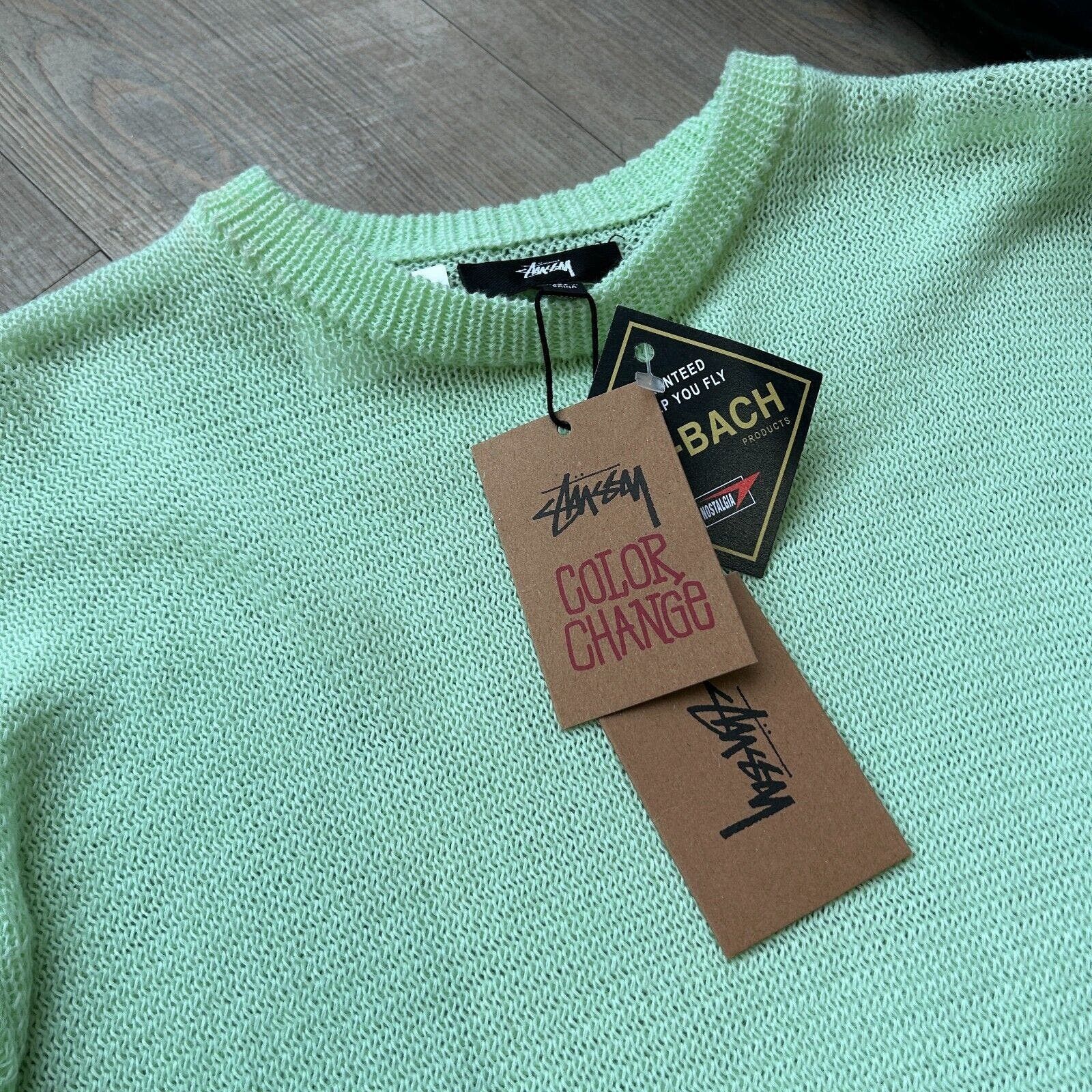 Stussy STUSSY Colour Change Light Sensitive Yarn Knit Sweater sz S Size US S / EU 44-46 / 1 - 3 Thumbnail