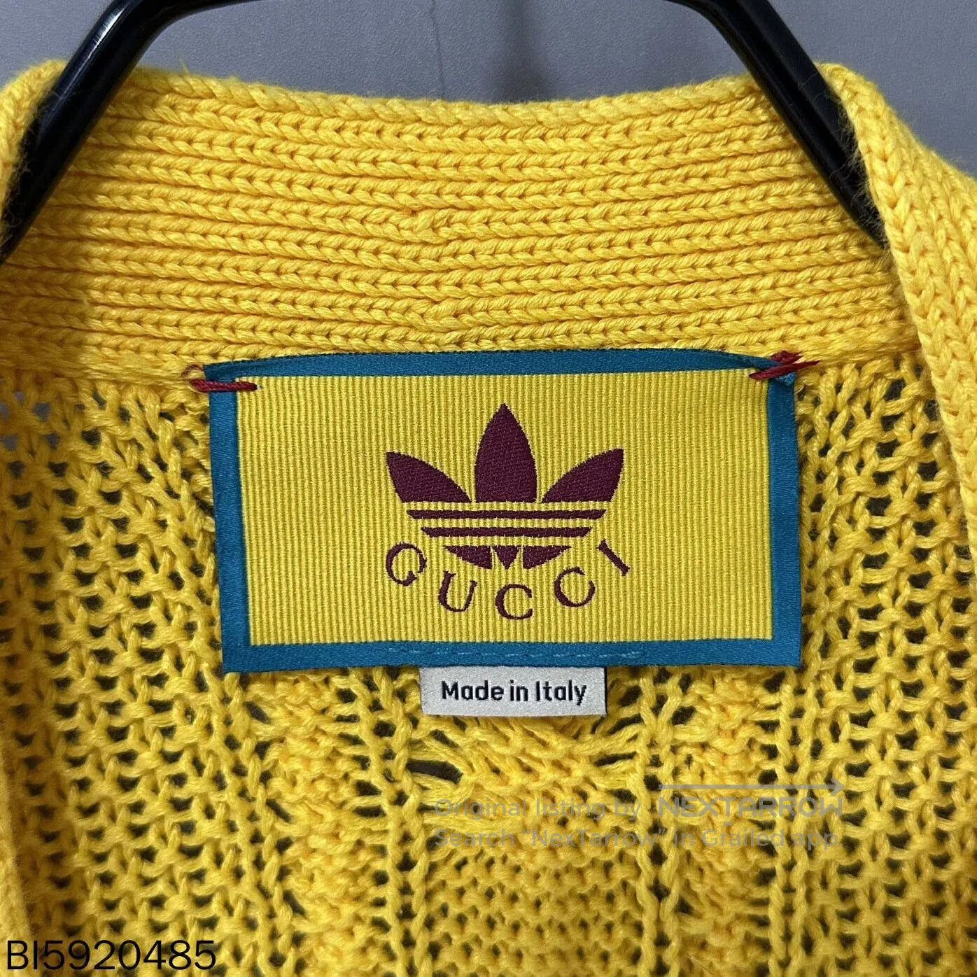 Gucci adidas gucci yellow knit cardigan. Size US M / EU 48-50 / 2 - 6 Thumbnail