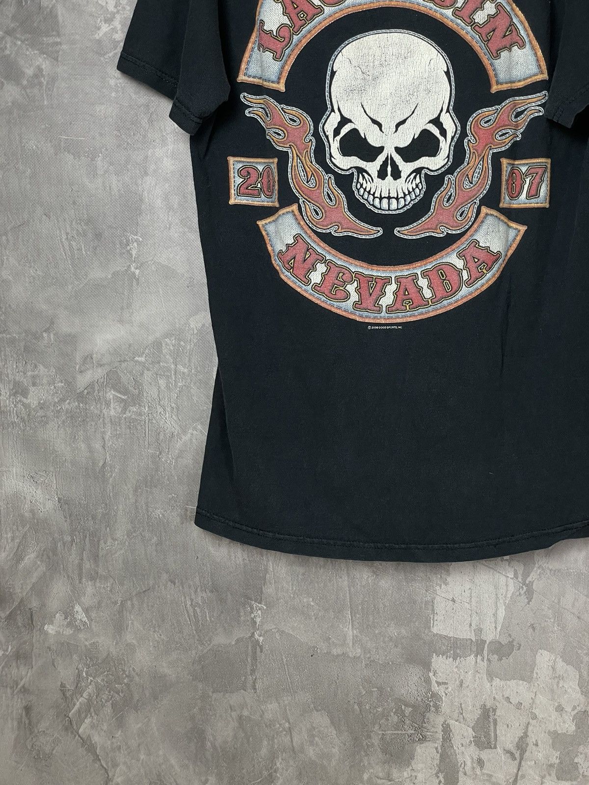 Vintage Vintage Y2K Motorcycle Art Tee Skulls Laughlin Nevada Size US S / EU 44-46 / 1 - 5 Thumbnail