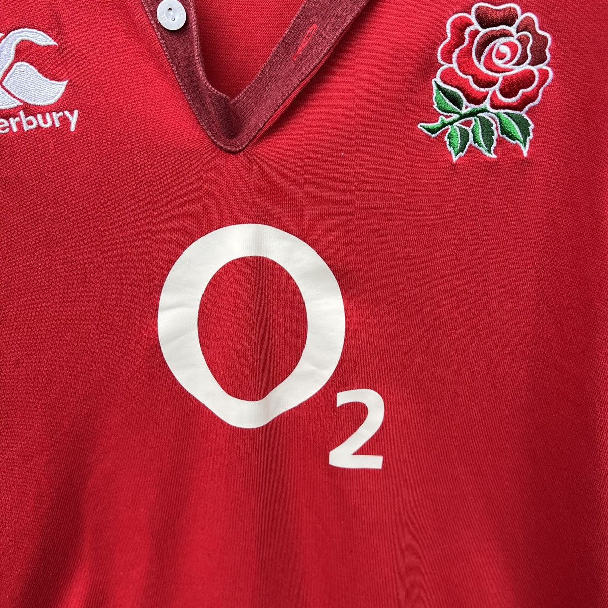 Canterbury of New Zealand Canterbury 2015 2016 England Rugby Shirt Jersey Size US M / EU 48-50 / 2 - 4 Thumbnail