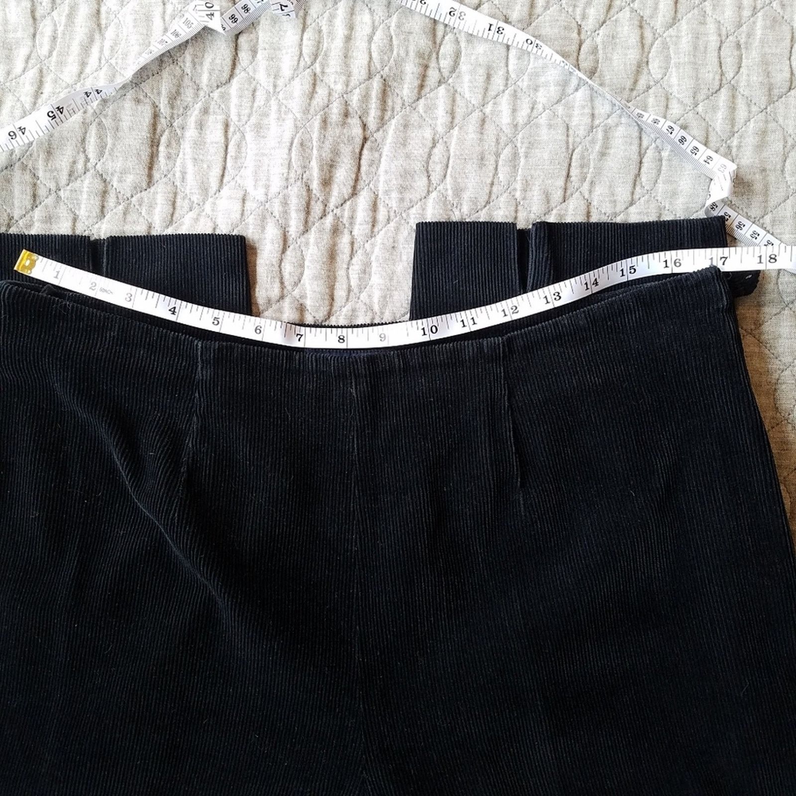 Piazza Sempione Piazza Sempione sz.14 black corduroy ankle pants Size 36" / US 14 / IT 50 - 5 Thumbnail