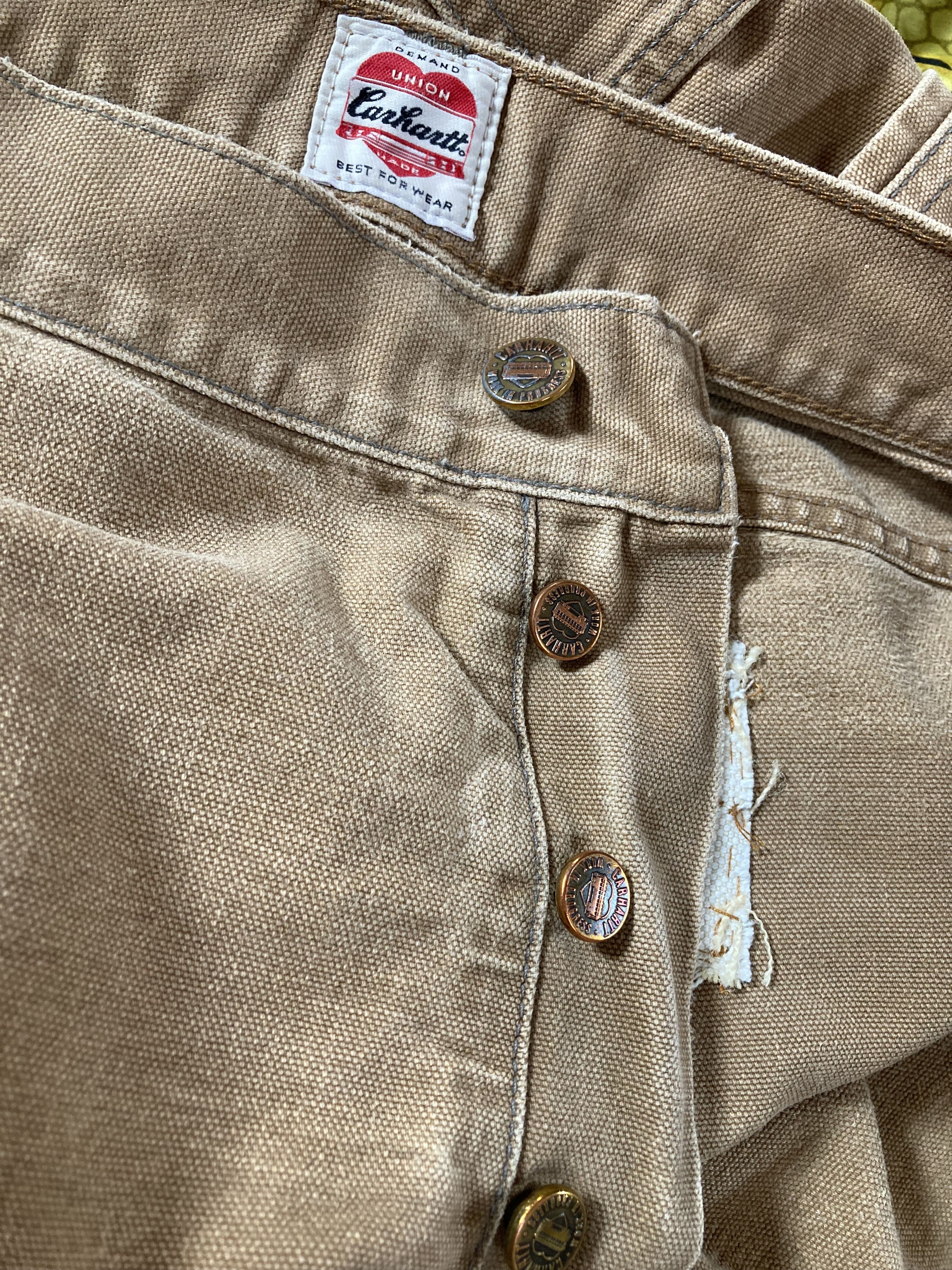 Carhartt Vintage Distressed Thrashed Carhartt Logger Work Pants Size US 40 / EU 56 - 5 Thumbnail