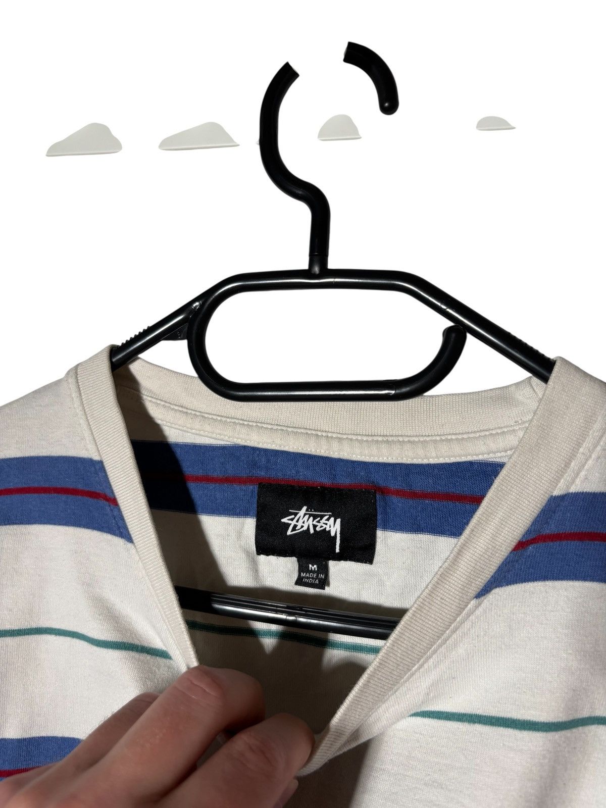 Stussy VTG Stussy Long Sleeve TShirt Striped Baggy Fit Skateboards Size US M / EU 48-50 / 2 - 4 Thumbnail