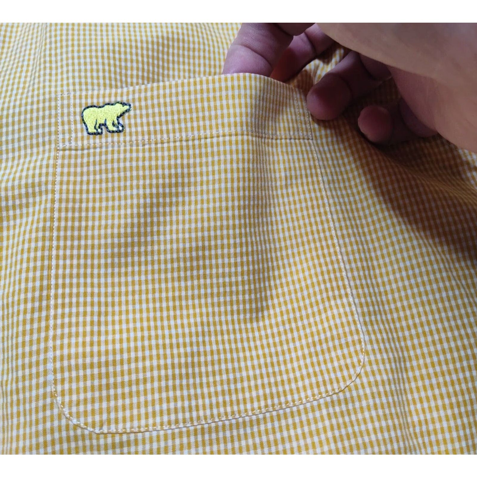 Vintage JACK NICKLAUS THE JAKE NON-IRON Men Large Orange GINGHAM Check Button Shirt EUC Size US L / EU 52-54 / 3 - 6 Thumbnail