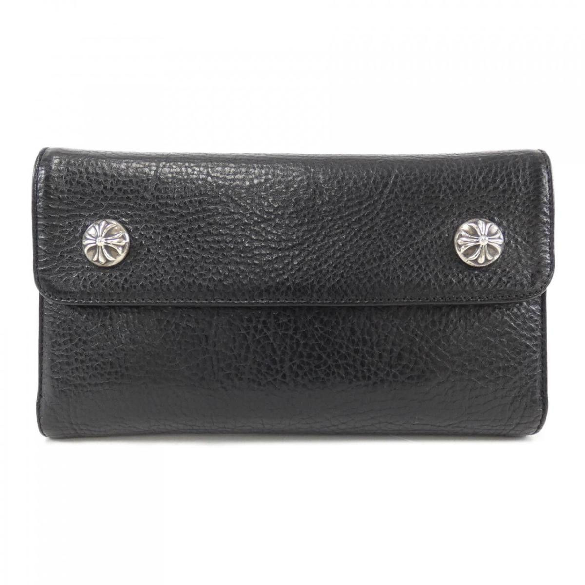 image of Chrome Hearts 2 Stud Wallet in Black, Men's