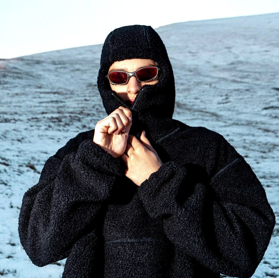 New Ninja Fleece Y2k American Street Gothic Retro Jacket