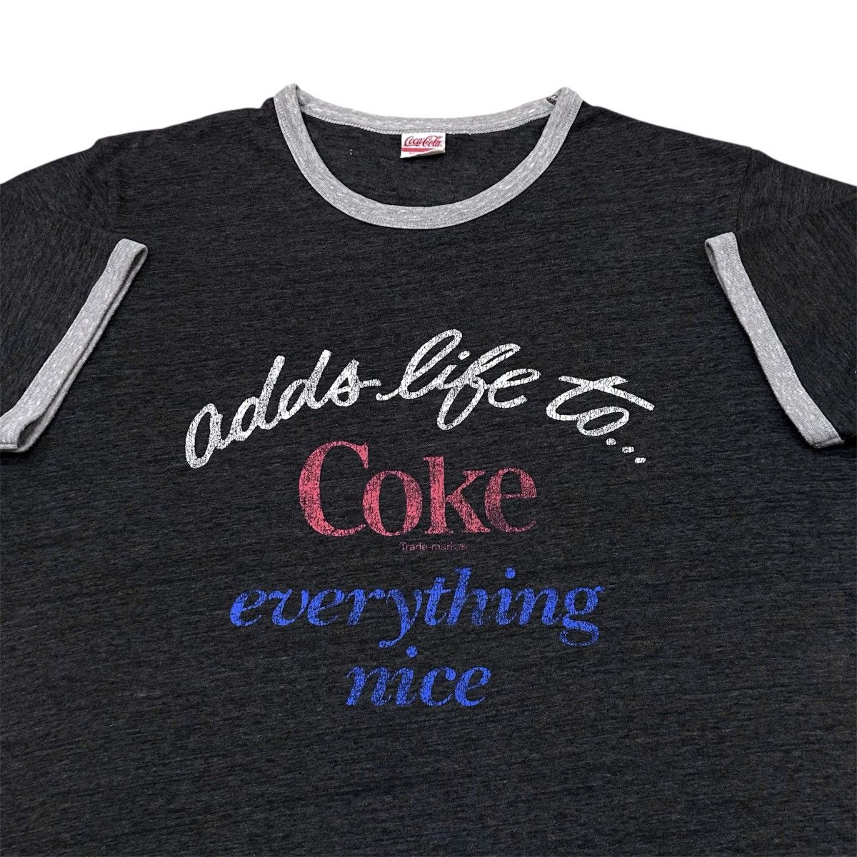 Uniqlo Coca Cola UT Coke Drink Promo Ringer Tshirt Size US XL / EU 56 / 4 - 2 Thumbnail
