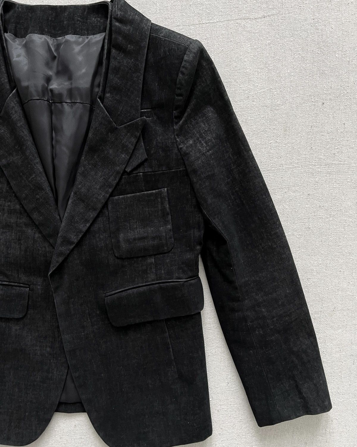 Undercover Undercover FW08 Runway Brushed Velvet Crop Blazer Size S / US 4 / IT 40 - 12 Thumbnail