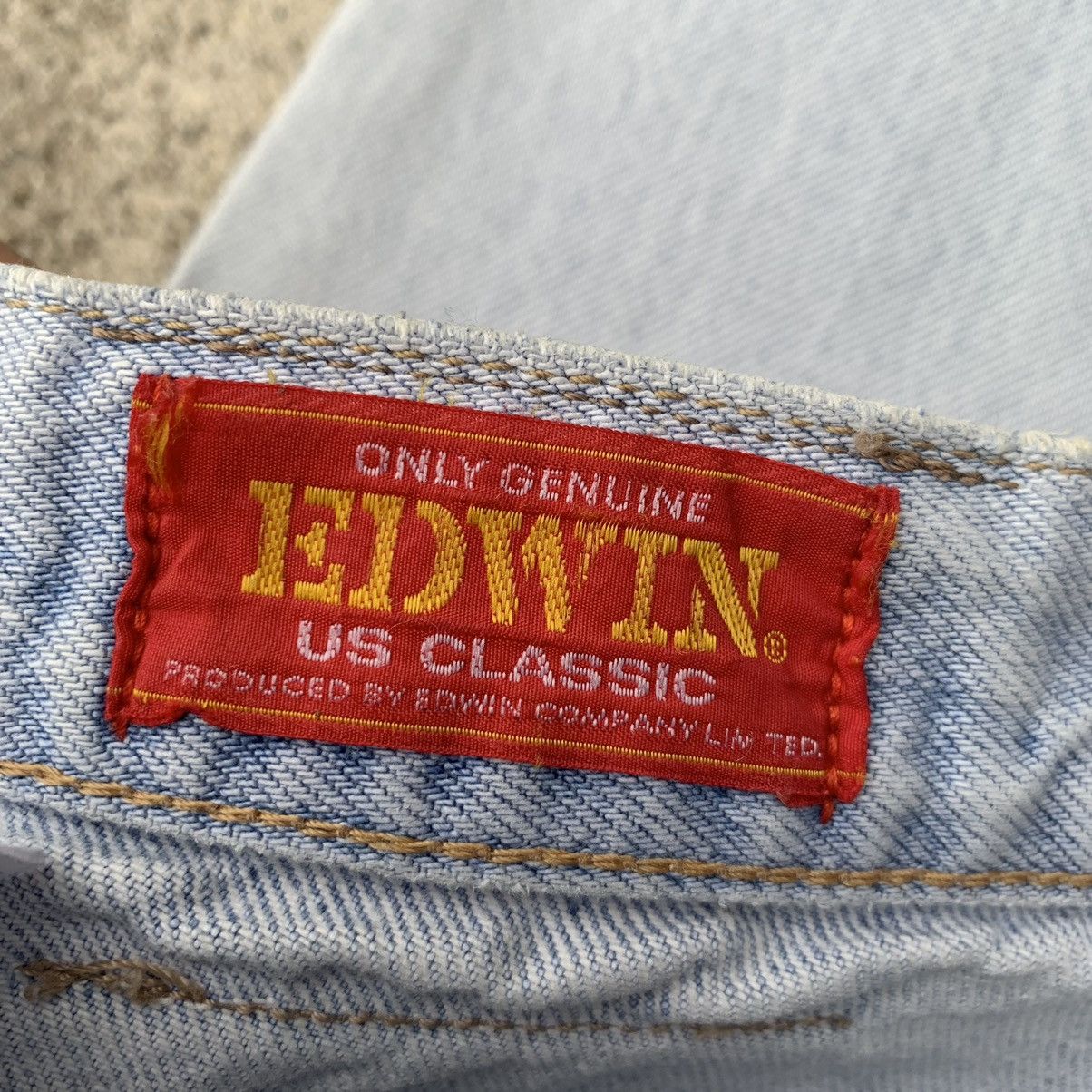 Edwin Vintage 90s Edwin US Classic Japan Denim Jeans W32 Size US 32 / EU 48 - 16 Thumbnail