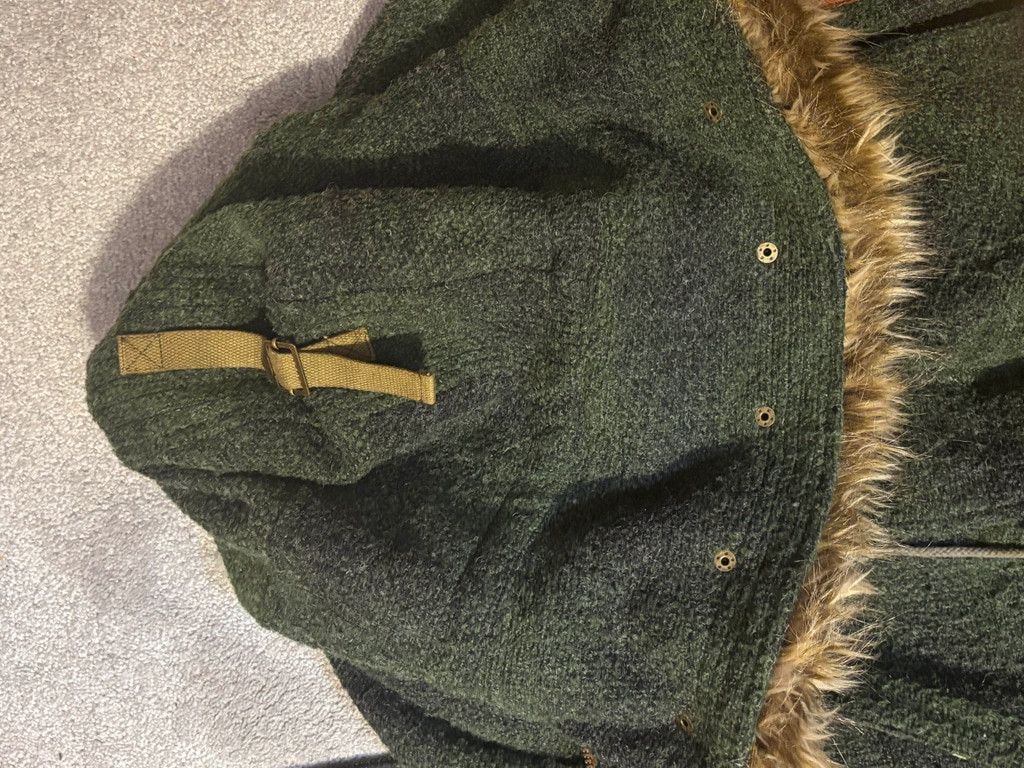 The Unbranded Brand Artisan de Luxe Toggle Coat Faux Fur Hood Green M Size US M / EU 48-50 / 2 - 8 Thumbnail