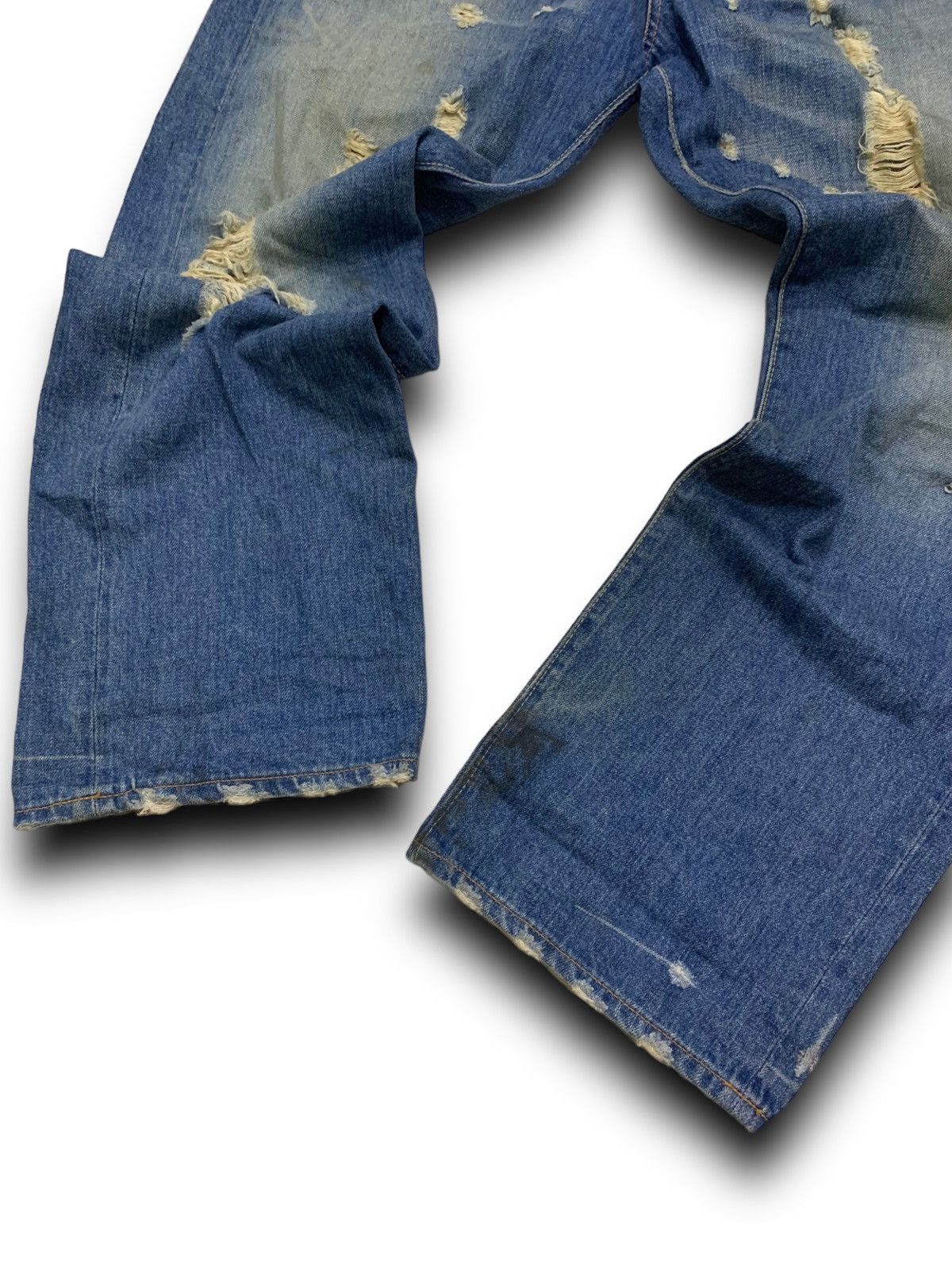 Hysteric Glamour HYSTERIC GLAMOUR DISTRESSED DENIM JAPANESE BRANDS JEANS Size US 34 / EU 50 - 12 Thumbnail
