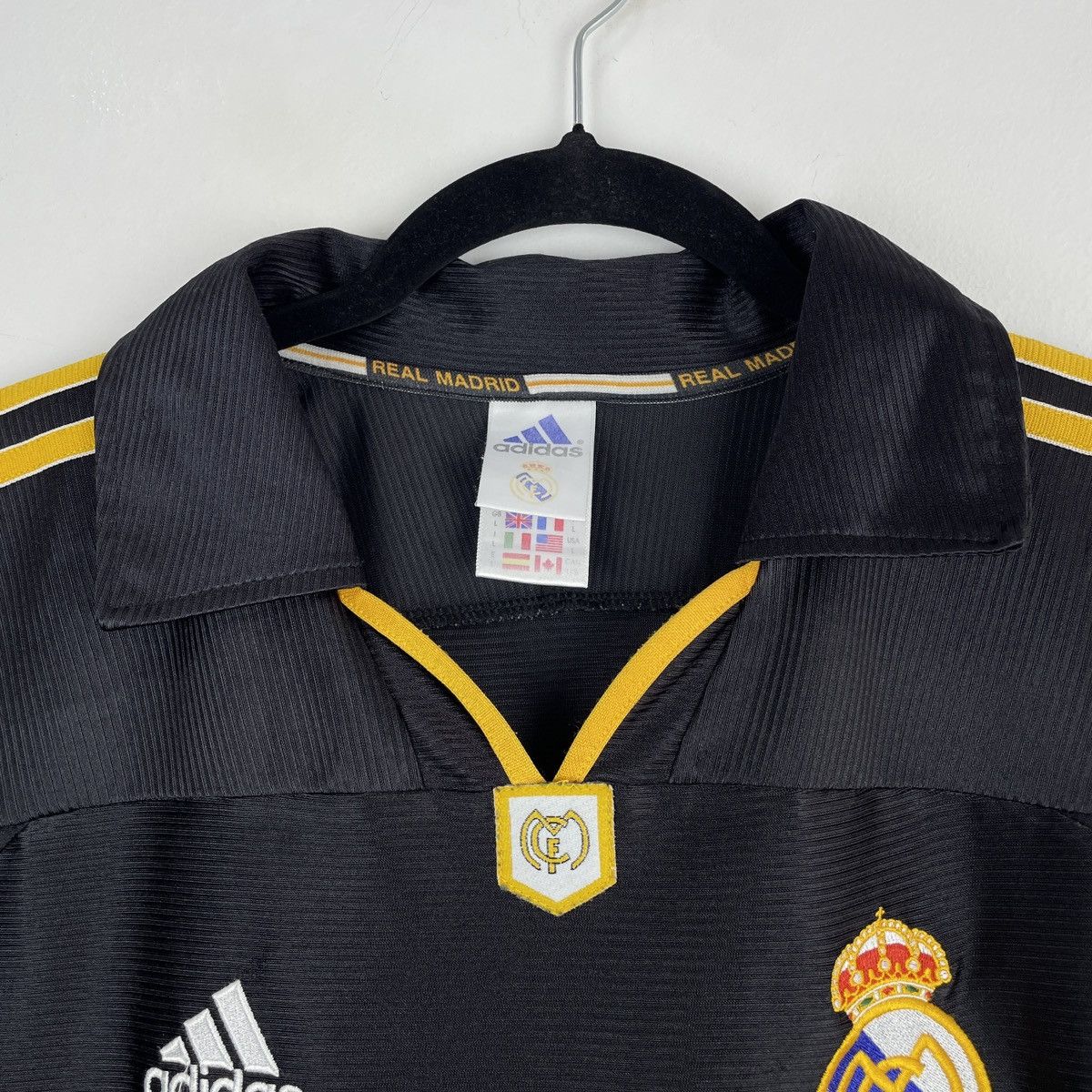 Adidas Vintage Real Madrid Away Jersey Shirt Rare 1999/2001 size L Size US L / EU 52-54 / 3 - 2 Thumbnail