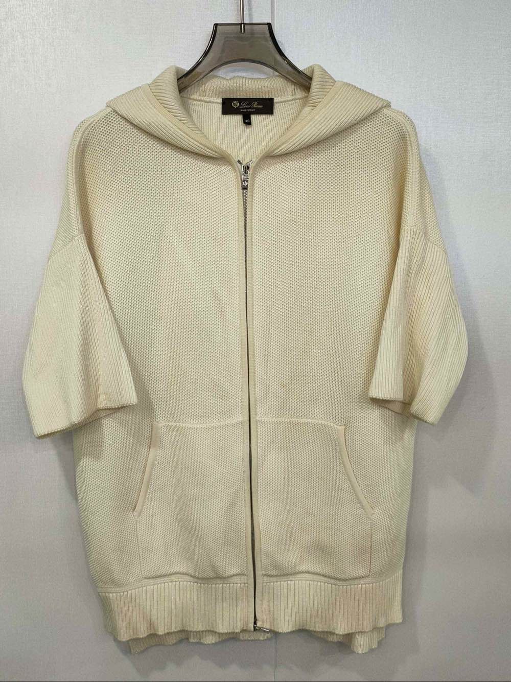 Loro Piana Loro Piana Silk Cotton Zip Hoodie Size 40 Size S / US 4 / IT 40 - 1 Thumbnail