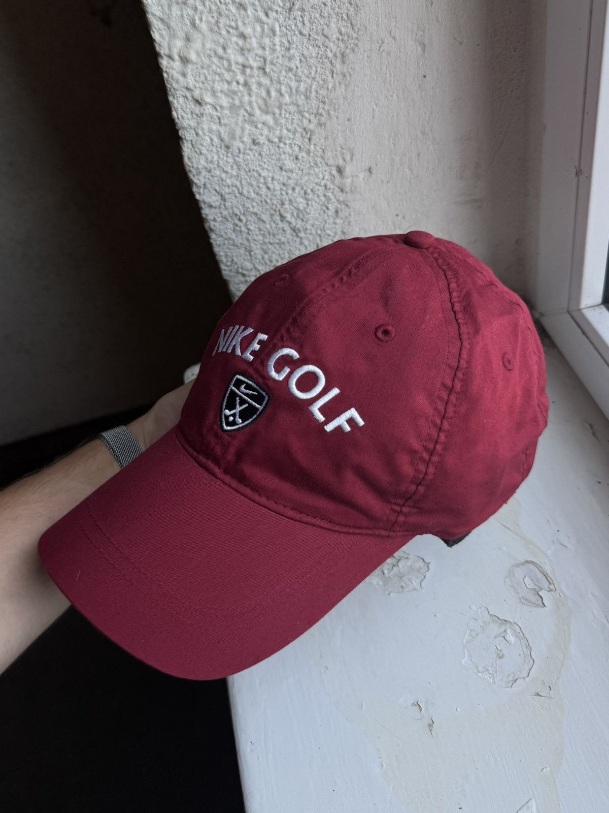 Nike Nike Golf Vintage Streetwear Cap Burgundy Y2K Size ONE SIZE - 4 Thumbnail