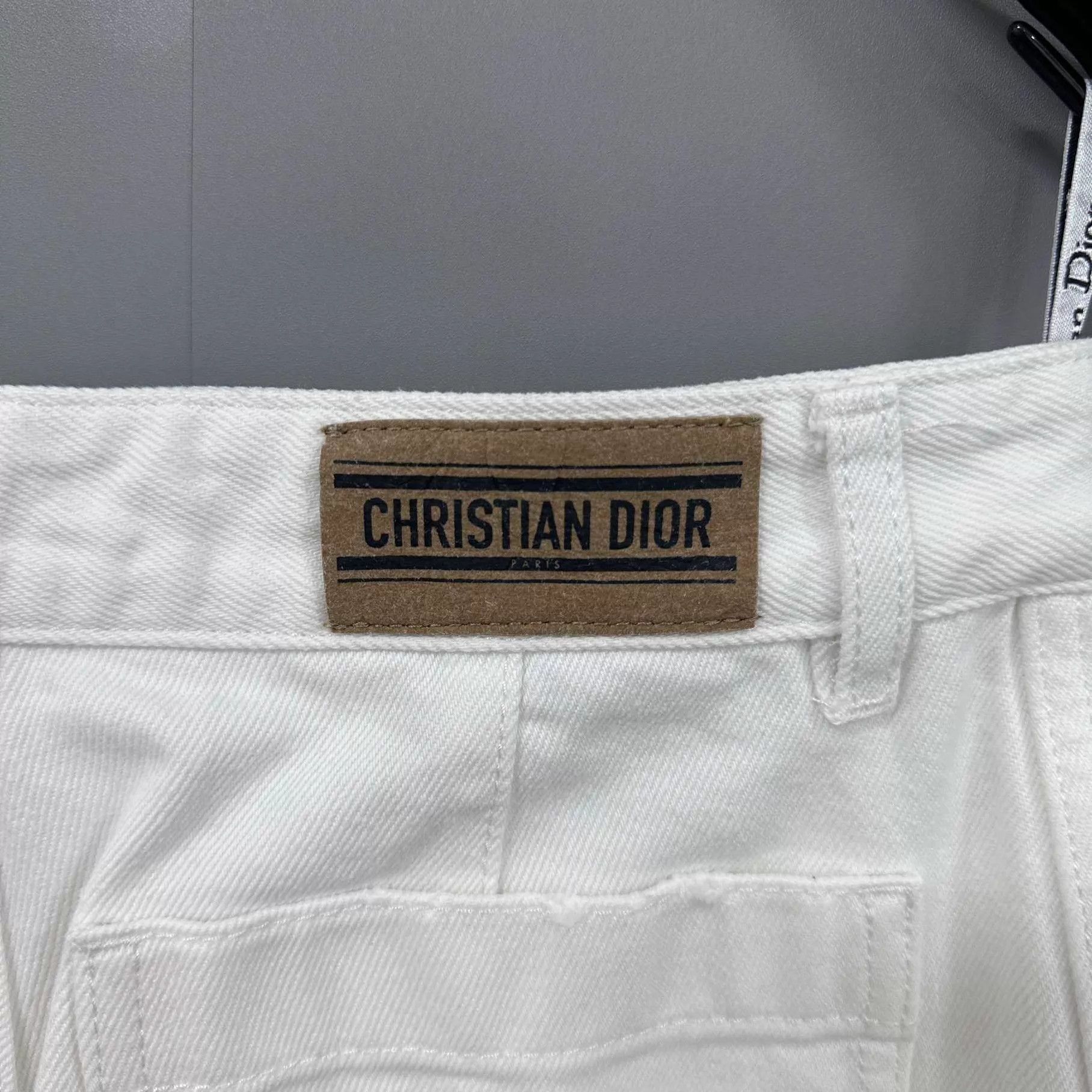 Dior Dior Double Pocket Logo Wide Leg Trousers Size 27" / US 4 / IT 40 - 6 Thumbnail