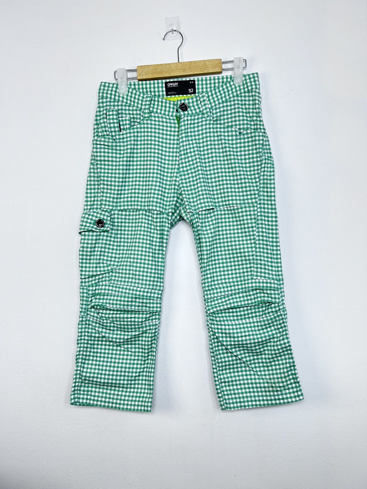 Oakley × Vintage Vintage Oakley Plaid Cargo Pants Size US 32 / EU 48 - 1 Thumbnail