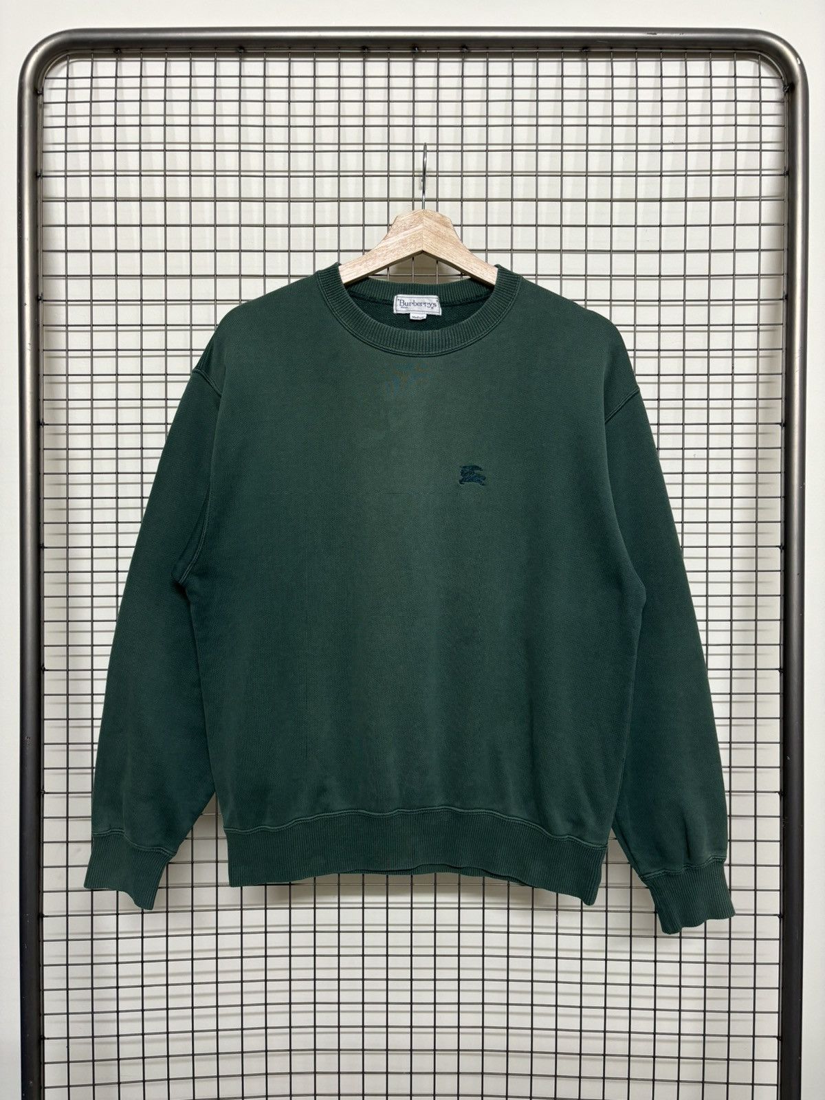 Burberry × Vintage Vintage Burberrys Of London Spell out Sweatshirt Size US L / EU 52-54 / 3 - 3 Thumbnail