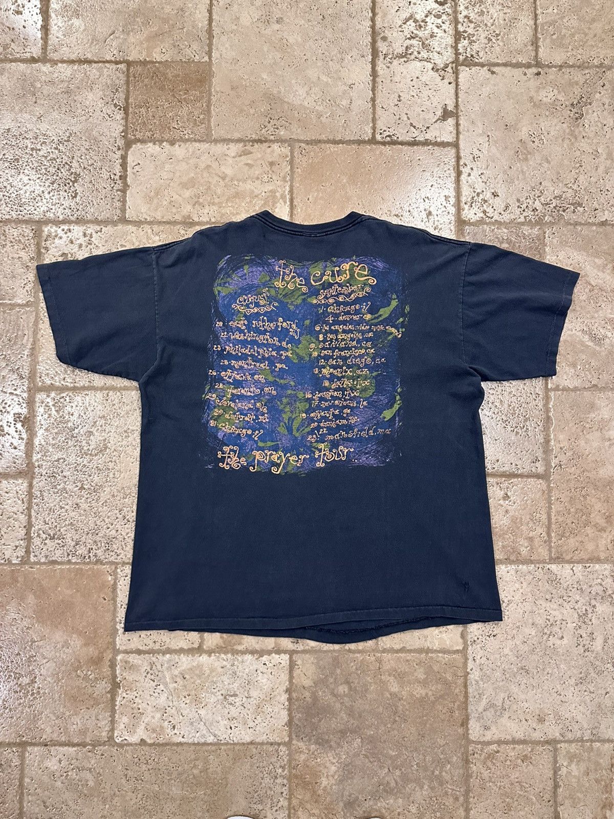 Band Tees × The Cure × Vintage Vintage 1989 The Cure The Prayer Tour Disintegration T-shirt Size US XL / EU 56 / 4 - 9 Thumbnail