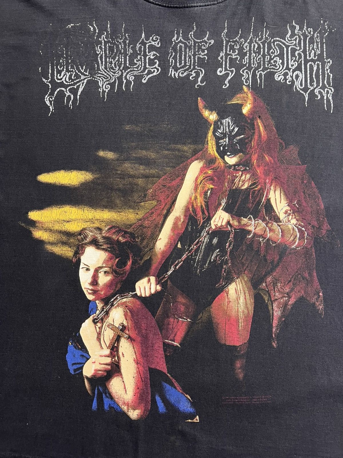 Vintage Vintage Cradle Of Filth Tour 1997’s T-Shirt Size US XL / EU 56 / 4 - 7 Thumbnail
