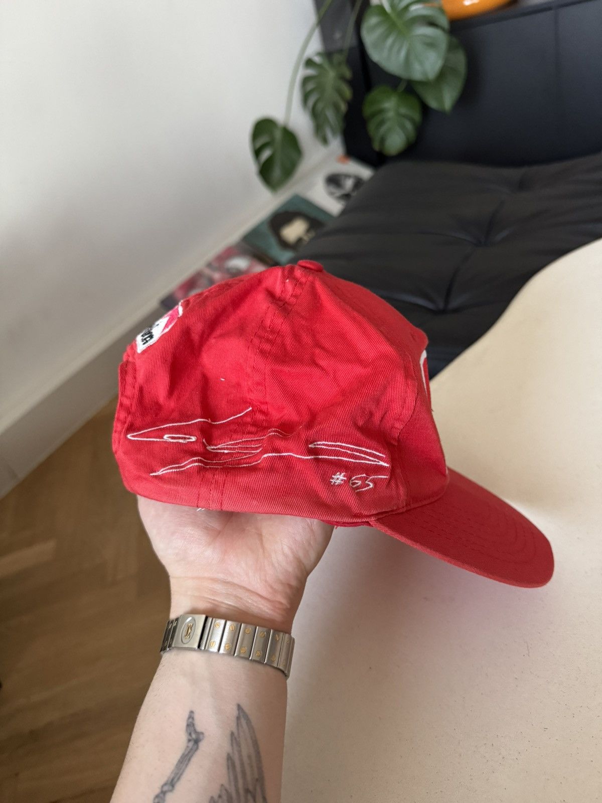 Marlboro Marlboro Vintage Red Classic Logo Dad Hat Ferrari Hype Rare Size ONE SIZE - 4 Thumbnail