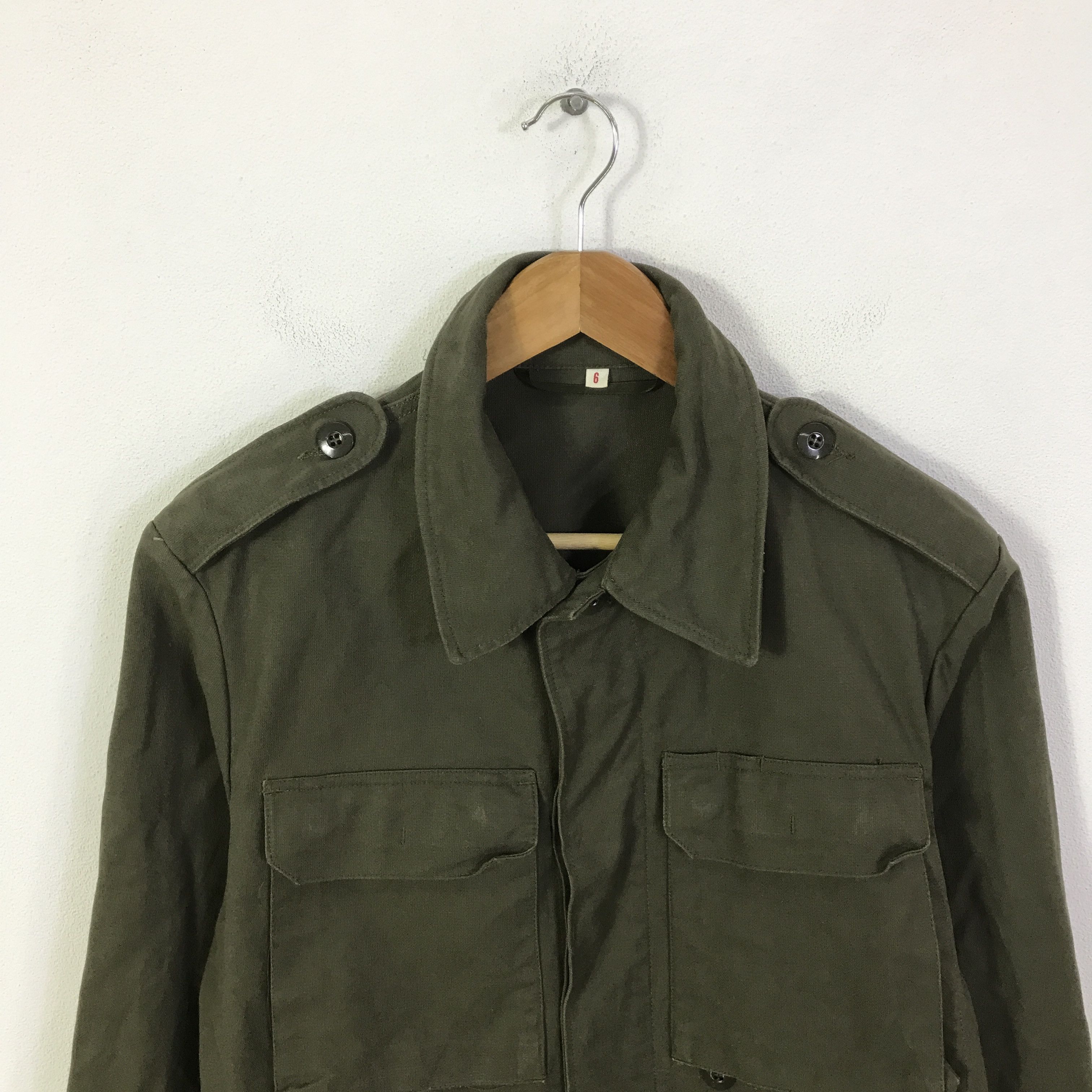 Vintage Vintage army jacket K114B19 Size US L / EU 52-54 / 3 - 2 Thumbnail