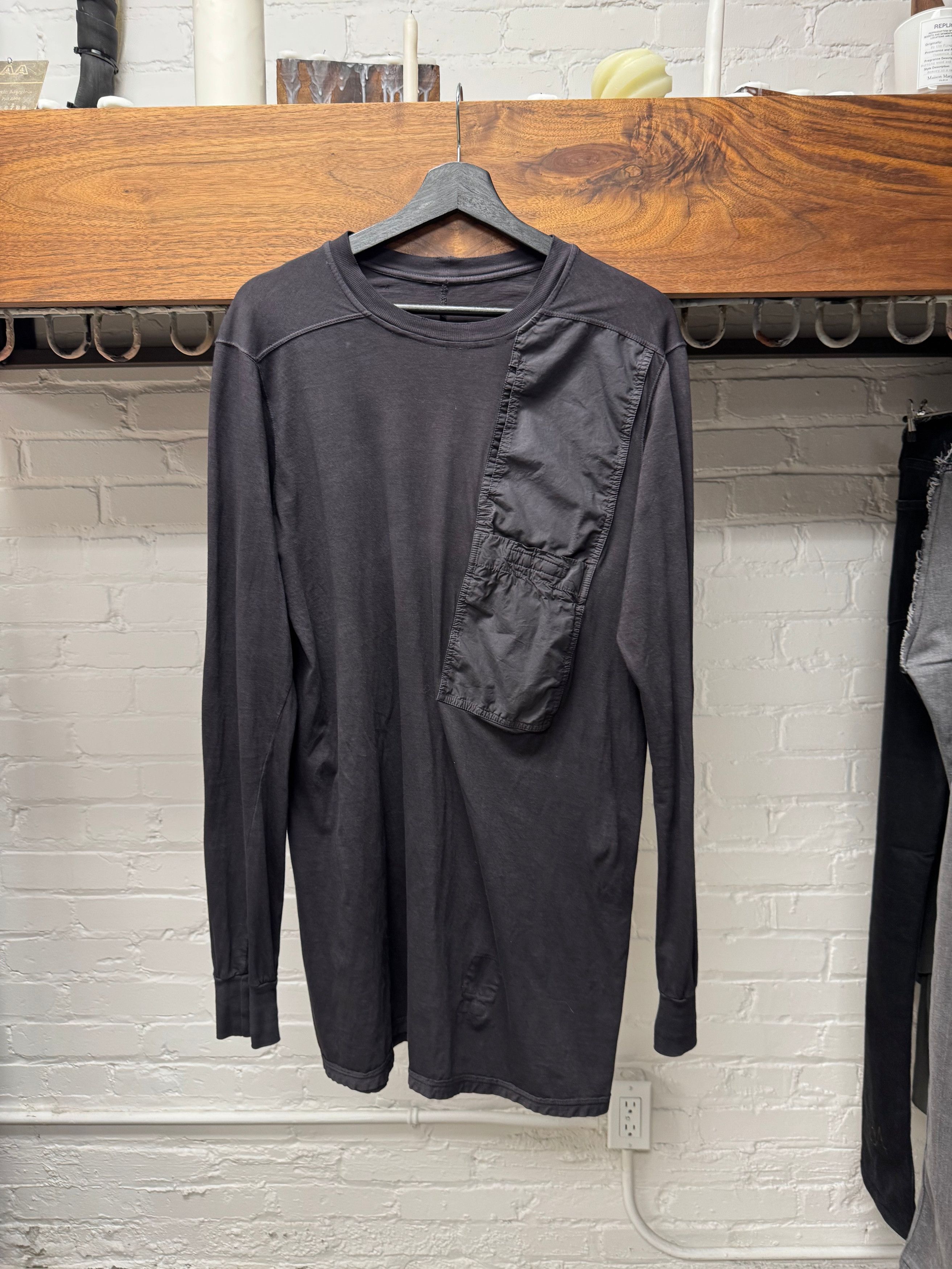 Rick Owens SS2016 Rick Owens ‘Fog-Pocket’ Long Sleeve Shirt Size US M / EU 48-50 / 2 - 1 Thumbnail