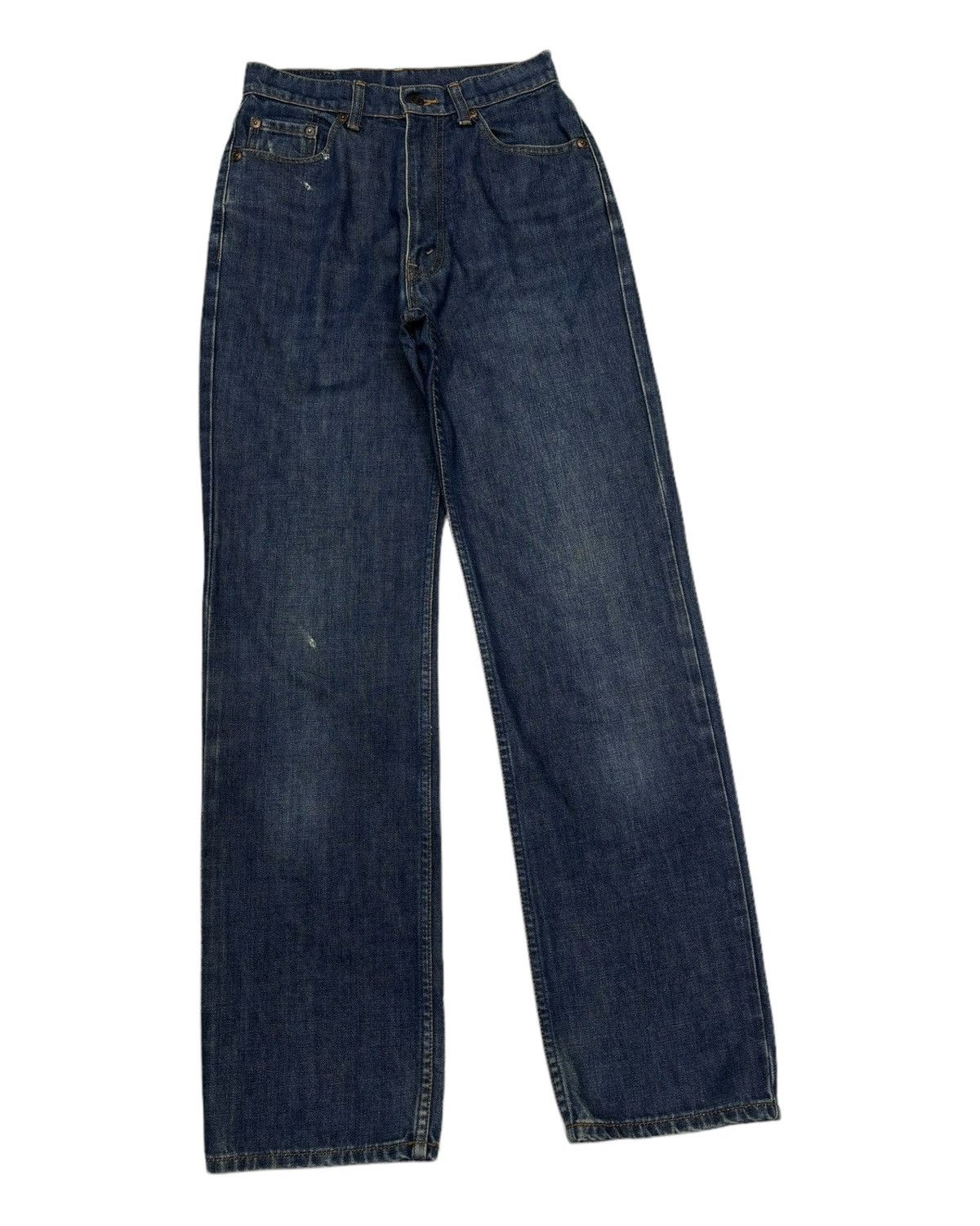 Japanese Brand VINTAGE LEVIS W515 BLUE DENIM JEANS MADE IN JAPAN Size 26" / US 2 / IT 38 - 3 Thumbnail