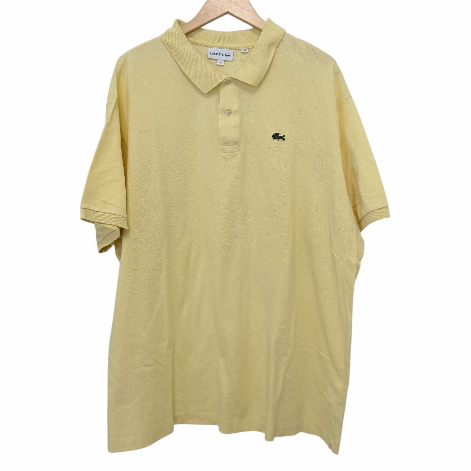 Lacoste Lacoste Yellow Short Sleeve Polo Shirt Sz 3XLT Size US XXL / EU 58 / 5 - 2 Thumbnail