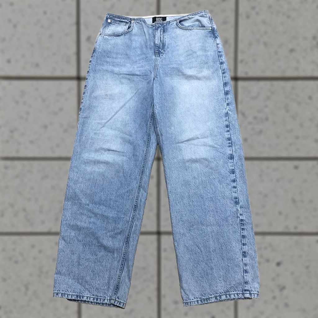 Bdg BDG Urban Outfitters Jeans Women 31W Light Blue Wide Leg Denim 34x30 Baggy Skater 90s Wide-Leg Mens Womens? Size 24" / US 00 / IT 34 - 1 Thumbnail