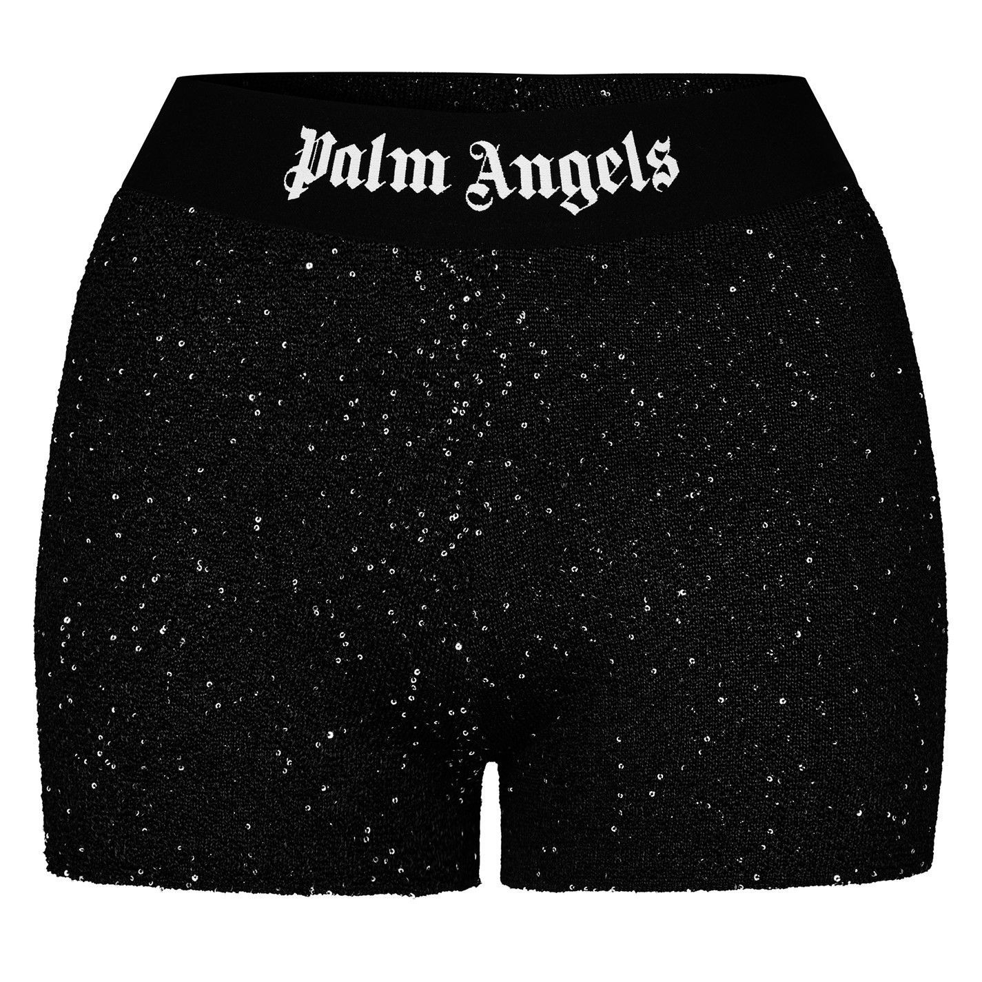 Palm Angels o1g2r1mq0325 Soiree Logo Short in Black & White Size 31" - 1 Thumbnail