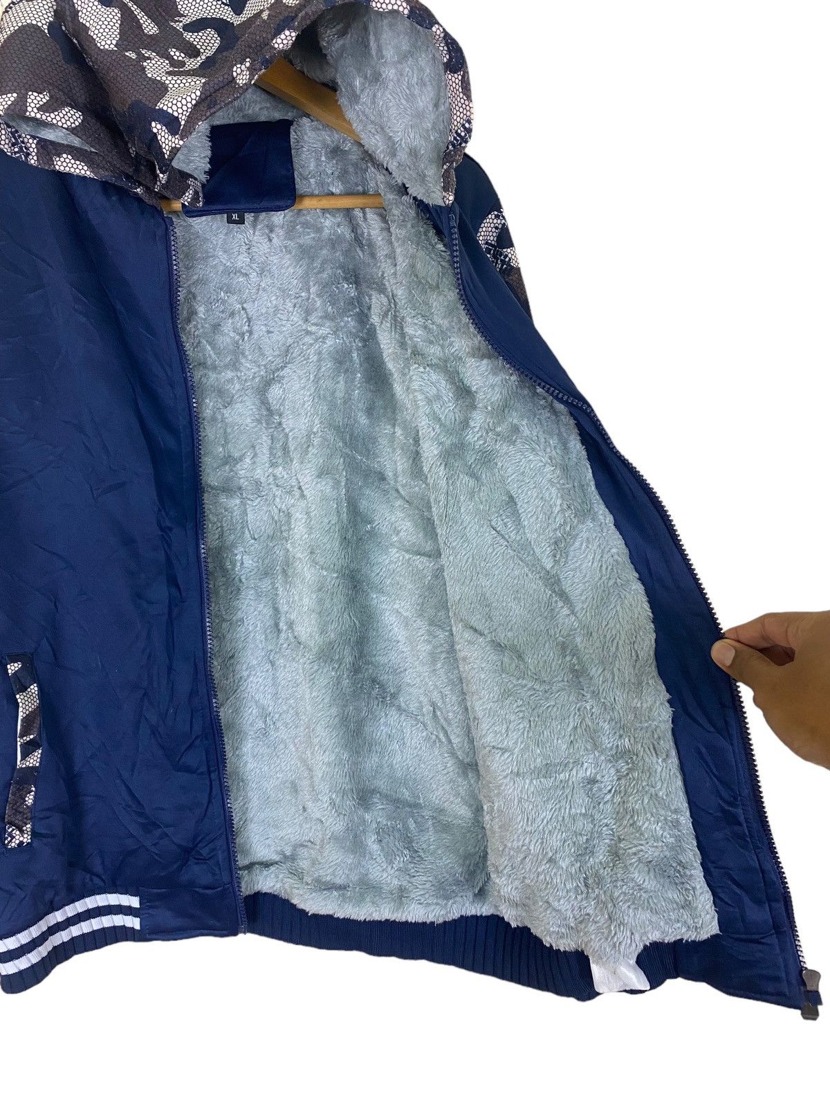 Other Streetwear Design Camo Inner Sherpa Varsity Hoodie Size US XL / EU 56 / 4 - 8 Thumbnail