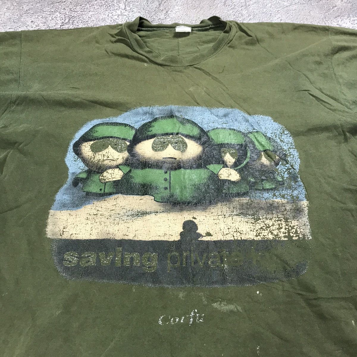 Vintage Y2K Sun Faded South Park Graphic Tee Skater Boxy M