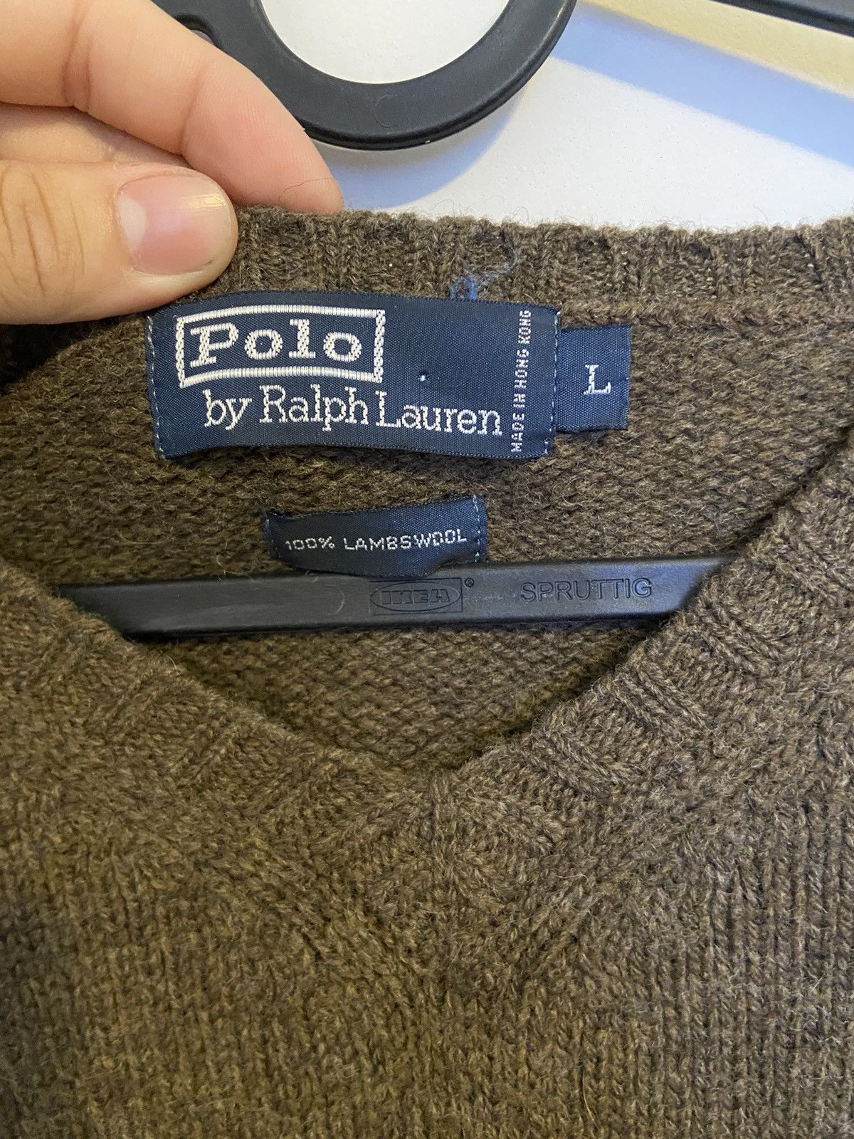 Polo Ralph Lauren Polo Ralph Lauren brown knitted sweater Size US L / EU 52-54 / 3 - 3 Thumbnail