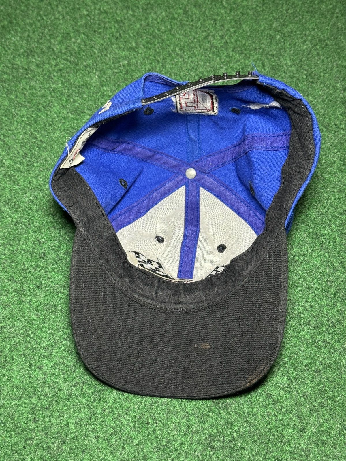 NASCAR Nascar Chase Authentics 90s Snapback Checkered Flag Hat Size ONE SIZE - 5 Thumbnail