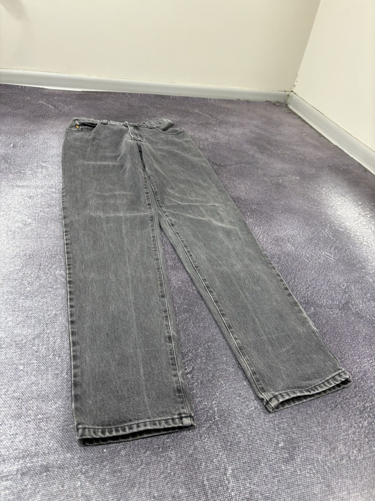 Armani Vintage Armani Jeans 90s Gray Luxury Denim Skinny Jeans Size US 28 / EU 44 - 9 Thumbnail
