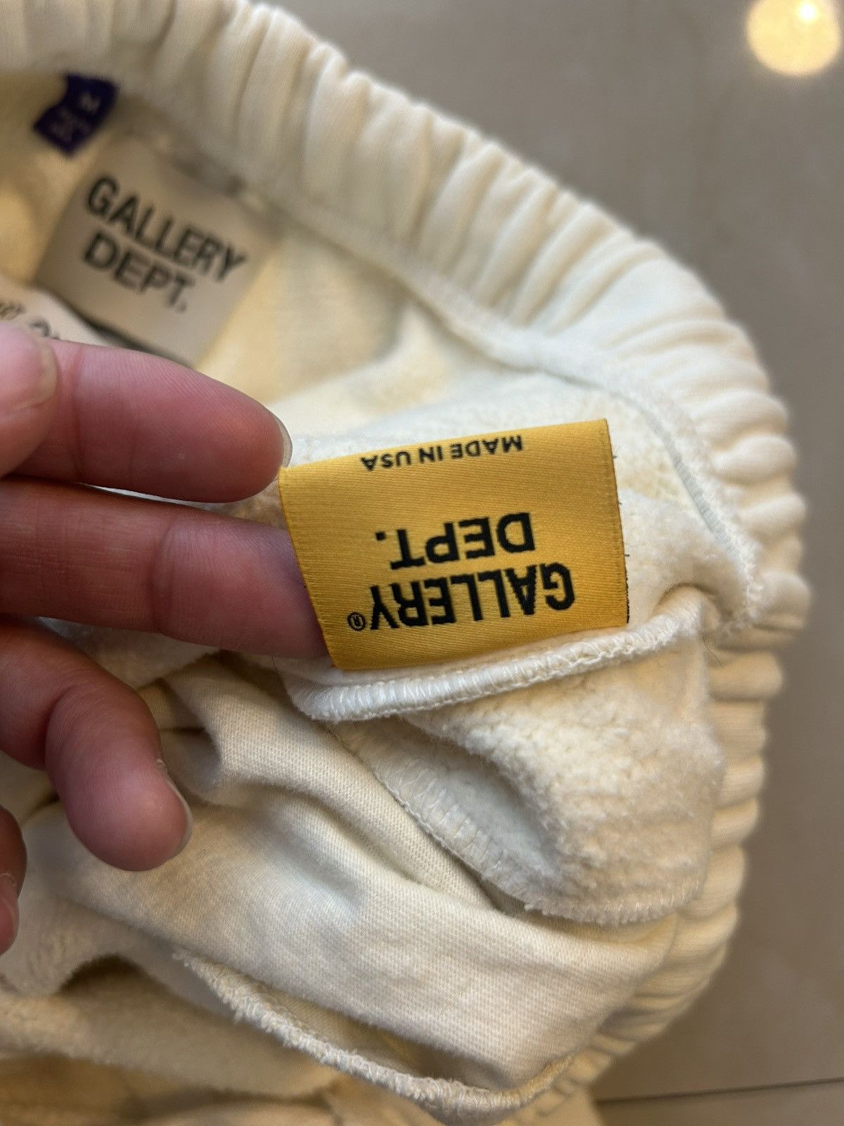 Gallery Dept. Gallery Dept Cream Flare Sweatpants Size US 30 / EU 46 - 3 Thumbnail