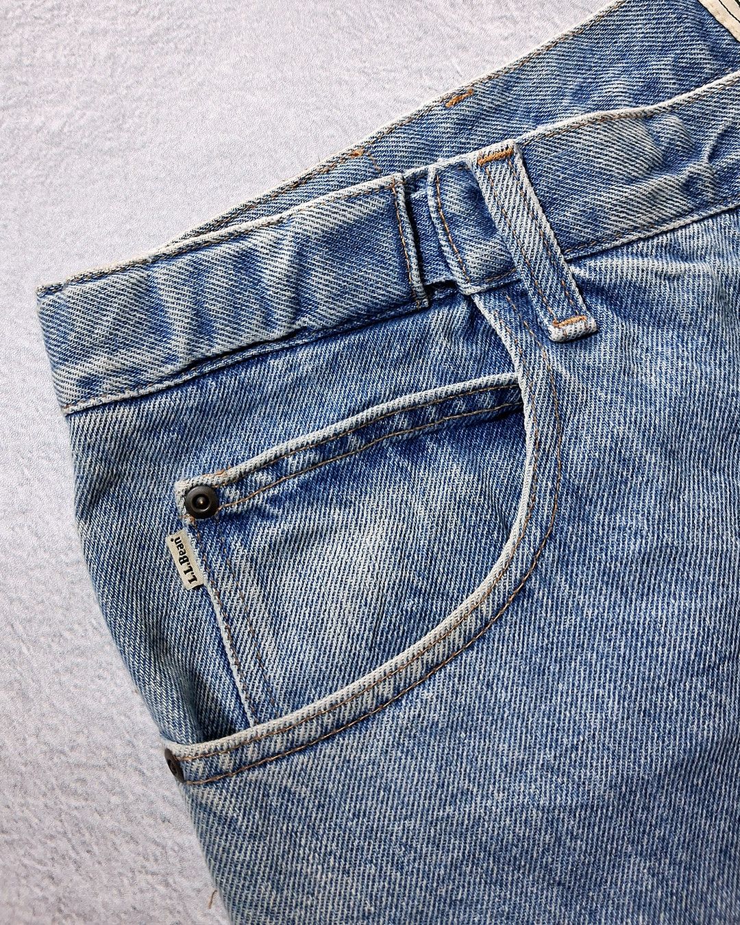 L.L. Bean LL BEAN COMFORT WAIST ELASTIC JEANS Size US 38 / EU 54 - 3 Thumbnail
