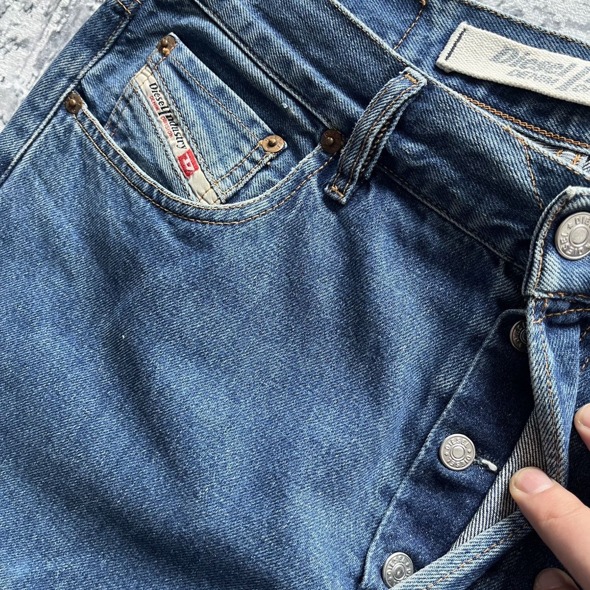 Diesel Diesel Jeans Selvedge Denim Vintage Streetwear Y2K Pants Size US 34 / EU 50 - 11 Thumbnail
